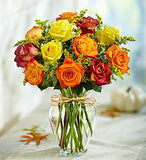 Multi color roses whit yellow fillers send flowers same day delivery by local florists